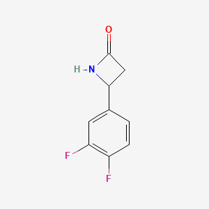 4-(3,4-Difluorophenyl)azetidin-2-one