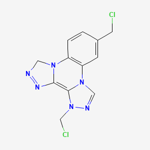 5,15-Bis(chloromethyl)-2,4,5,8,9,11-hexazatetracyclo[10.4.0.02,6.07,11]hexadeca-1(12),3,6,8,13,15-hexaene