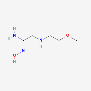 N'-Hydroxy-2-[(2-methoxyethyl)amino]ethanimidamide