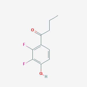 1-(2,3-Difluoro-4-hydroxyphenyl)butan-1-one