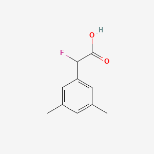 2-(3,5-Dimethylphenyl)-2-fluoroacetic acid