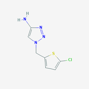 1-[(5-Chlorothiophen-2-yl)methyl]-1H-1,2,3-triazol-4-amine