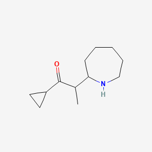 2-(Azepan-2-YL)-1-cyclopropylpropan-1-one