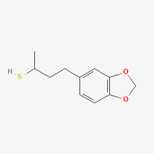 4-(2H-1,3-benzodioxol-5-yl)butane-2-thiol