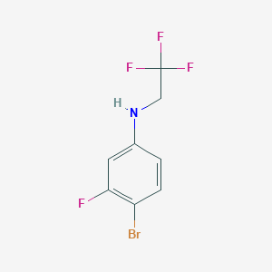 4-bromo-3-fluoro-N-(2,2,2-trifluoroethyl)aniline