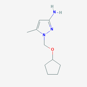 1-[(Cyclopentyloxy)methyl]-5-methyl-1H-pyrazol-3-amine