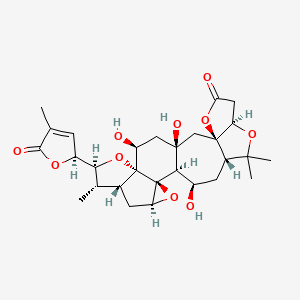 molecular formula C28H36O10 B13073616 KadcoccilactoneJ 