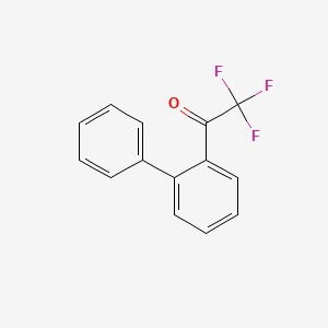 molecular formula C14H9F3O B1307362 2-(Trifluoroacetyl)biphenyl CAS No. 302912-29-4