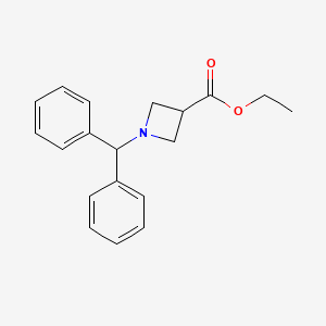 molecular formula C19H21NO2 B1307365 Ethyl 1-benzhydrylazetidine-3-carboxylate CAS No. 887591-82-4