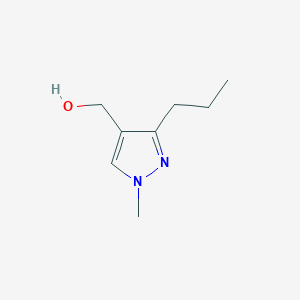 molecular formula C8H14N2O B13073674 (1-methyl-3-propyl-1H-pyrazol-4-yl)methanol 