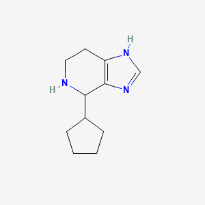 4-Cyclopentyl-3H,4H,5H,6H,7H-imidazo[4,5-C]pyridine