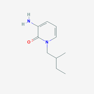 3-Amino-1-(2-methylbutyl)-1,2-dihydropyridin-2-one