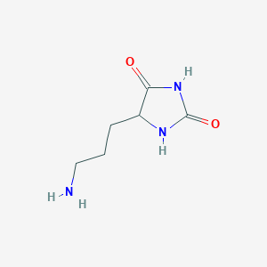 5-(3-Aminopropyl)imidazolidine-2,4-dione