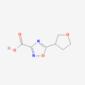 5-(Oxolan-3-yl)-1,2,4-oxadiazole-3-carboxylic acid