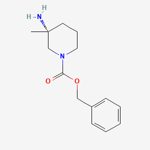 Benzyl (3R)-3-amino-3-methylpiperidine-1-carboxylate