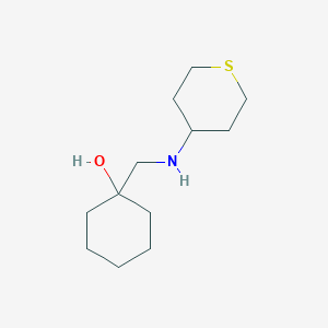 1-{[(Thian-4-yl)amino]methyl}cyclohexan-1-ol