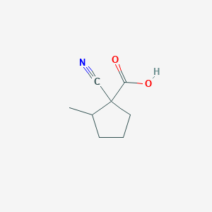 1-Cyano-2-methylcyclopentane-1-carboxylic acid