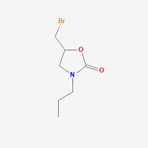 5-(Bromomethyl)-3-propyl-1,3-oxazolidin-2-one