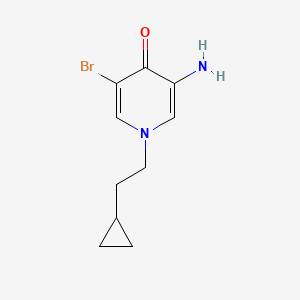 3-Amino-5-bromo-1-(2-cyclopropylethyl)-1,4-dihydropyridin-4-one