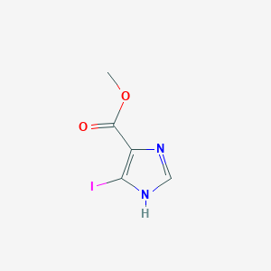 molecular formula C5H5IN2O2 B13073984 Methyl 4-iodo-1H-imidazole-5-carboxylate 