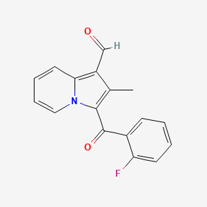 3-(2-Fluoro-benzoyl)-2-methyl-indolizine-1-carbaldehyde