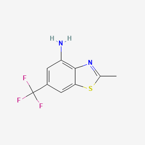 2-Methyl-6-(trifluoromethyl)-1,3-benzothiazol-4-amine