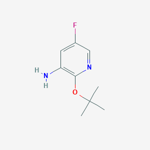 2-(tert-Butoxy)-5-fluoropyridin-3-amine