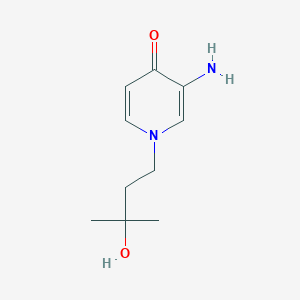 3-Amino-1-(3-hydroxy-3-methylbutyl)-1,4-dihydropyridin-4-one