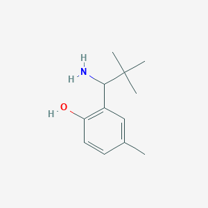 2-(1-Amino-2,2-dimethylpropyl)-4-methylphenol