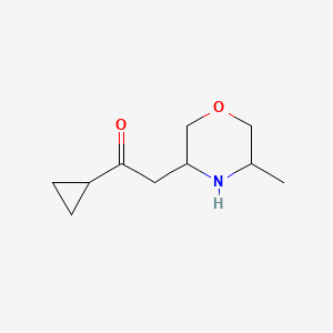 1-Cyclopropyl-2-(5-methylmorpholin-3-yl)ethan-1-one