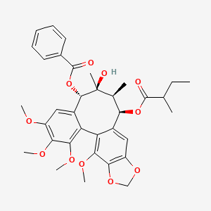 molecular formula C35H40O11 B13074142 SchisantherinJ 