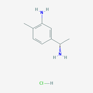 (S)-5-(1-Aminoethyl)-2-methylaniline hcl