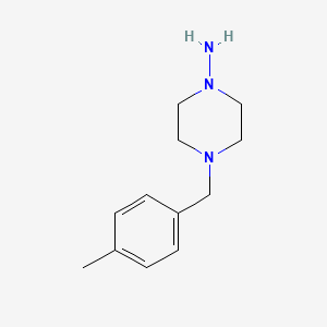 4-[(4-Methylphenyl)methyl]piperazin-1-amine