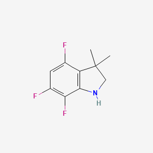 4,6,7-trifluoro-3,3-dimethyl-2,3-dihydro-1H-indole