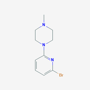 B130742 1-(6-Bromopyridin-2-yl)-4-methylpiperazine CAS No. 153976-27-3
