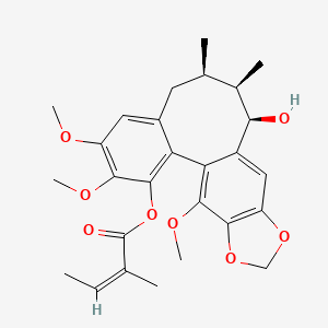 molecular formula C27H32O8 B13074210 kadsuralignanI 