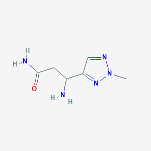 3-Amino-3-(2-methyl-2H-1,2,3-triazol-4-yl)propanamide