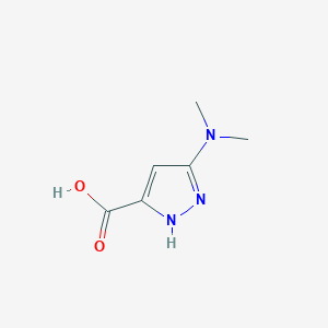 3-(Dimethylamino)-1H-pyrazole-5-carboxylic acid