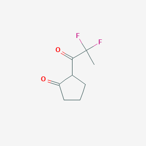 2-(2,2-Difluoropropanoyl)cyclopentan-1-one