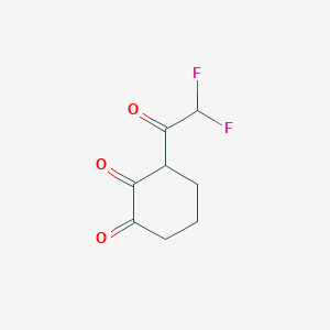 3-(2,2-Difluoroacetyl)cyclohexane-1,2-dione