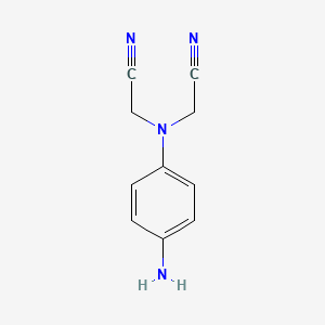 2-[(4-Aminophenyl)(cyanomethyl)amino]acetonitrile