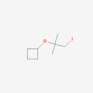 [(1-Iodo-2-methylpropan-2-yl)oxy]cyclobutane