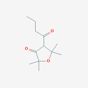 4-Butanoyl-2,2,5,5-tetramethyloxolan-3-one