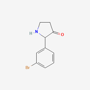 2-(3-Bromophenyl)pyrrolidin-3-one