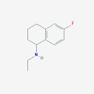 N-ethyl-6-fluoro-1,2,3,4-tetrahydronaphthalen-1-amine