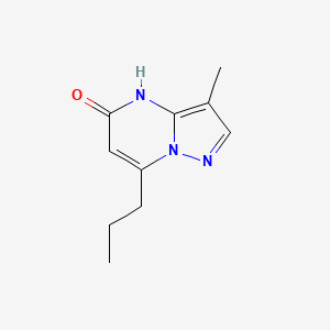 3-methyl-7-propyl-4H,5H-pyrazolo[1,5-a]pyrimidin-5-one