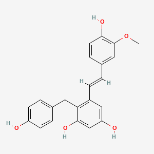 molecular formula C22H20O5 B13074412 Gnetupendin A 