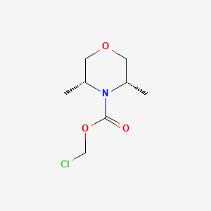 (3R,5s)-chloromethyl 3,5-dimethylmorpholine-4-carboxylate