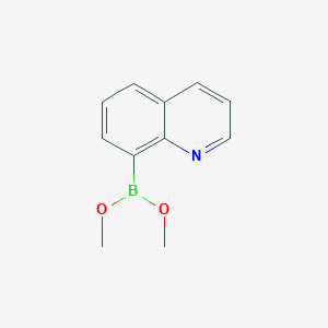 molecular formula C11H12BNO2 B1307445 8-喹啉硼酸二甲酯 CAS No. 1259393-04-8