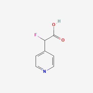 2-Fluoro-2-(pyridin-4-yl)acetic acid